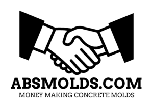 This is a picture of absmolds.com logo for concrete molds.