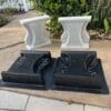 Large roman concrete bench leg molds