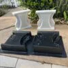 Large roman concrete bench leg molds