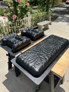 Noble concrete Bench mold from ABSMOLDS.COM