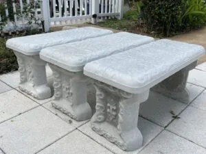 Noble concrete Bench mold from ABSMOLDS.COM
