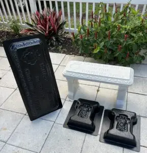 Gods army concrete bench mold