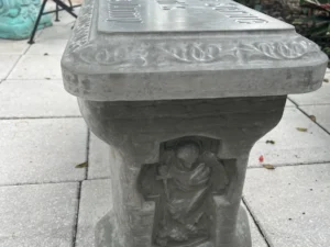 Gods Army concrete Bench