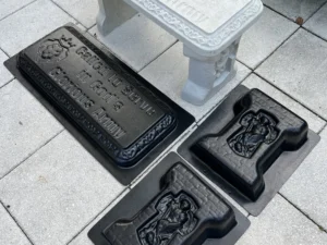 Gods army concrete bench mold set