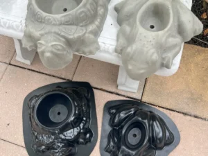 Ormus and JR concrete planter mold set concrete turtle mold concrete frog mold