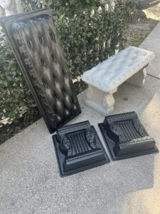 Empress concrete bench mold