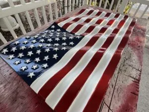 American Flag Concrete Mold - DIY Patriotic Home Decor
