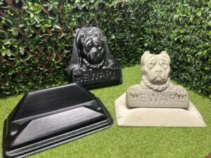 Close-up view of the high-quality ABS mold set