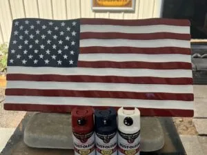 American Flag Concrete Mold - DIY Patriotic Home Decor