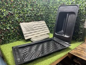 American Flag Concrete Mold - DIY Patriotic Home Decor