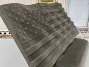 American Flag Concrete Mold - DIY Patriotic Home Decor