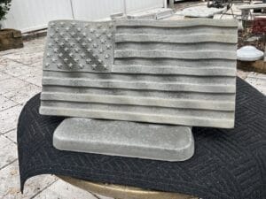 American Flag Concrete Mold - DIY Patriotic Home Decor