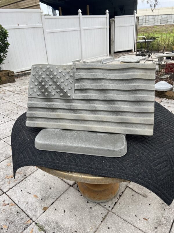 American Flag Concrete Mold - DIY Patriotic Home Decor